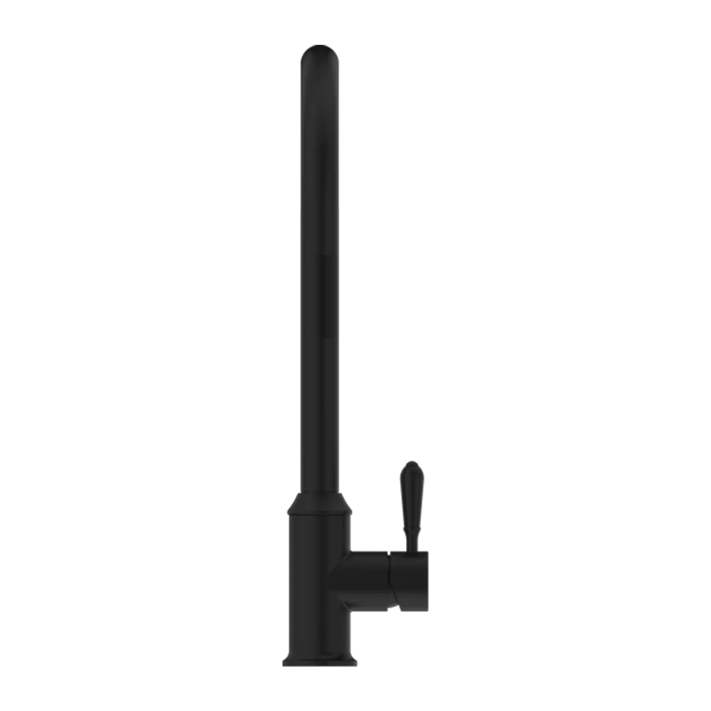 Nero York Pull Out Sink Mixer with Vegie Spray Function with Metal Lever Matte Black - Image 4
