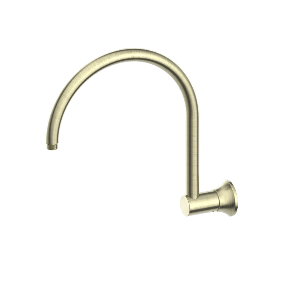 Nero York Shower Arm Aged Brass - Image 3
