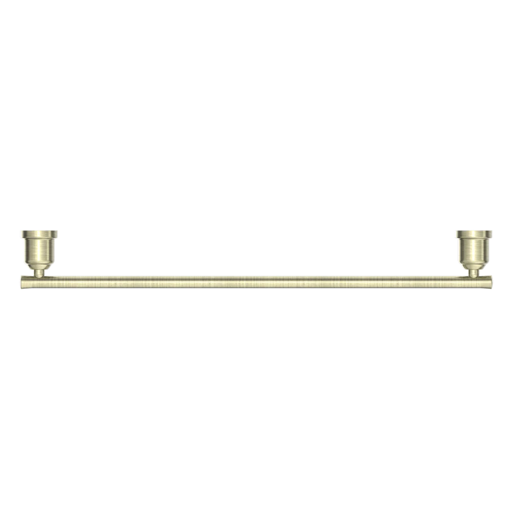 Nero York Single Towel Rail 600mm Aged Brass - Image 4