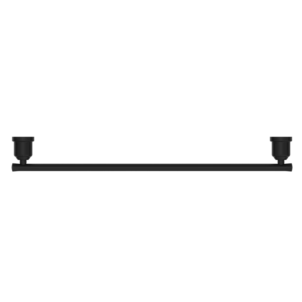 Nero York Single Towel Rail 600mm Matte Black - Image 4