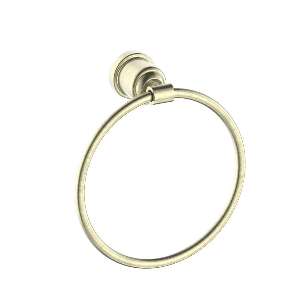 Nero York Towel Ring Aged Brass - Image 3