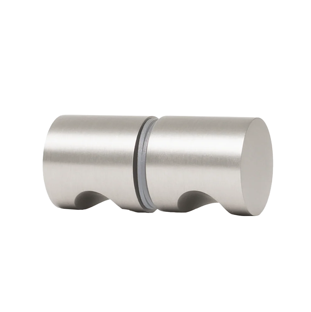 Alma Zala Shower Door Handle Brushed Nickel
