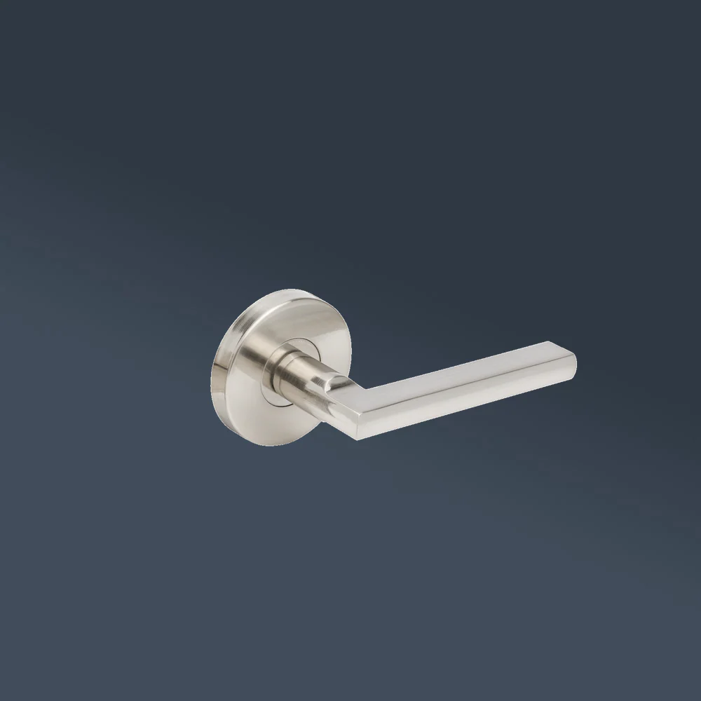 Zanda Aldo Dummy Set Door Handle Brushed Nickel - Image 2
