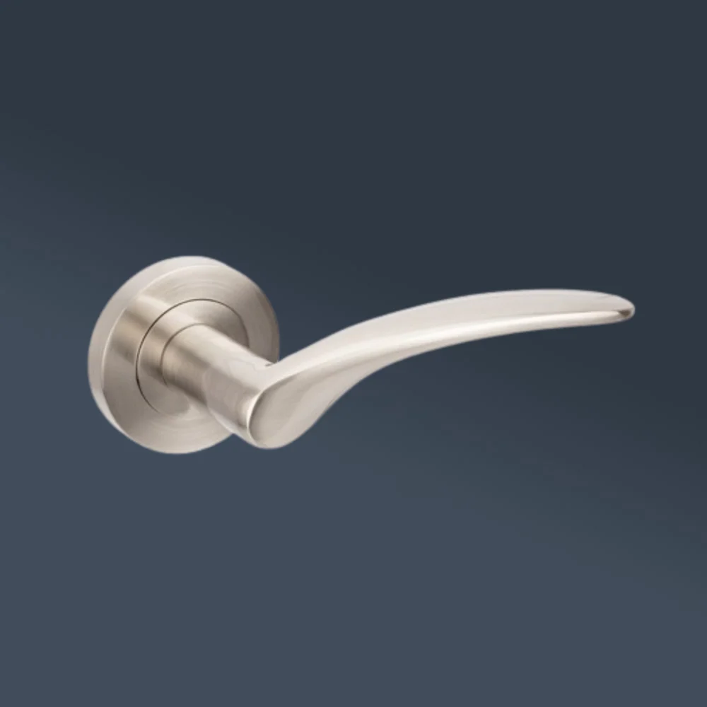 Zanda Apollo Dummy Set Door Handle Brushed Nickel - Image 2