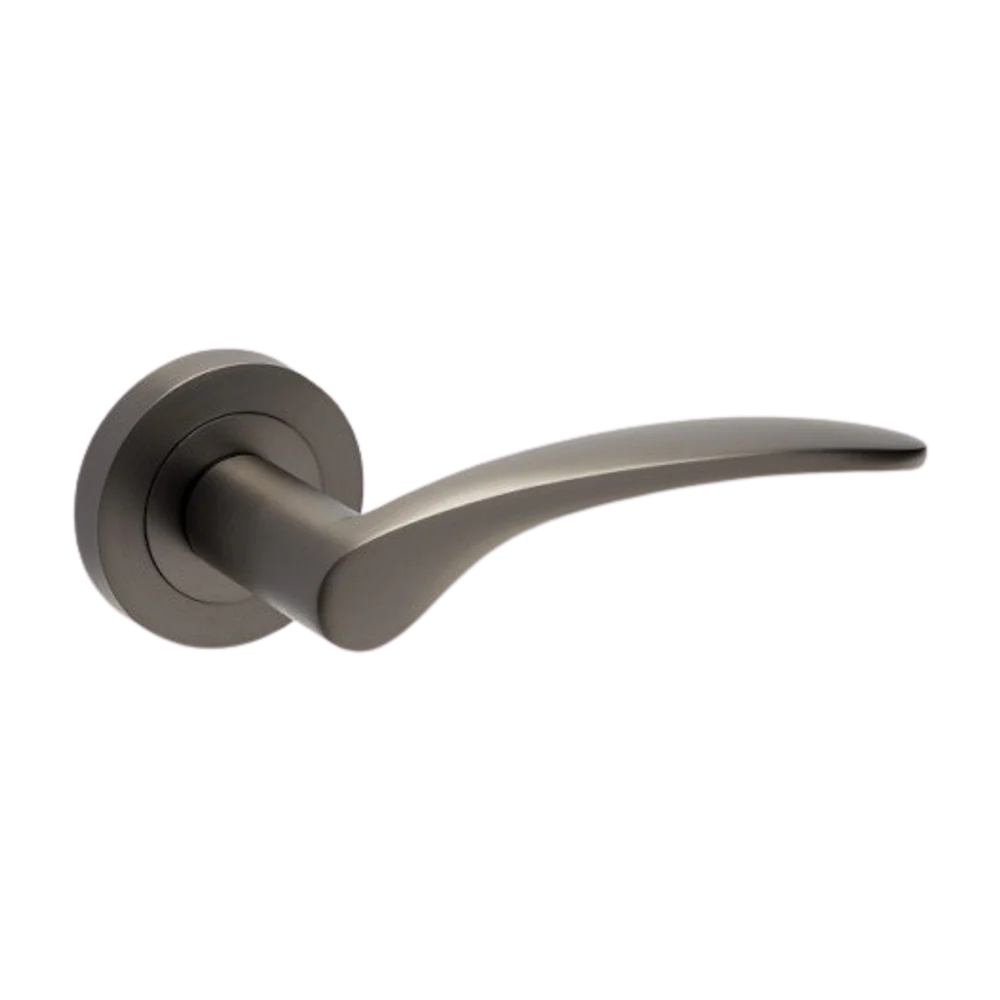 Zanda Apollo Privacy Lever Set Door Handle Graphite Nickel - Image 3