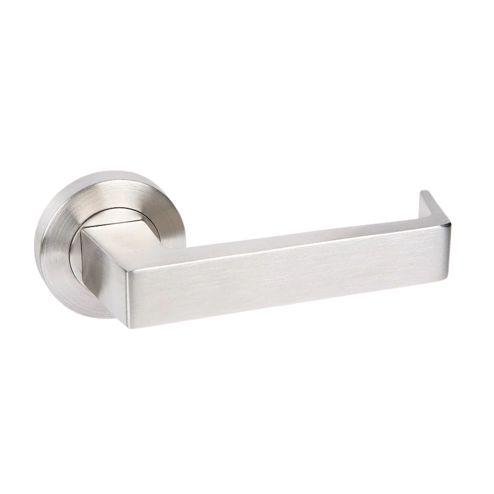 Zanda Arrow Integrated Privacy Lever Set Door Handle Stainless Steel