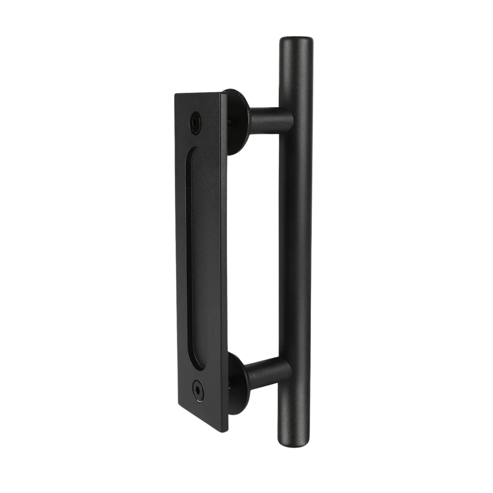 Zanda Barn Door Hardware Kit Matte Black - Image 3