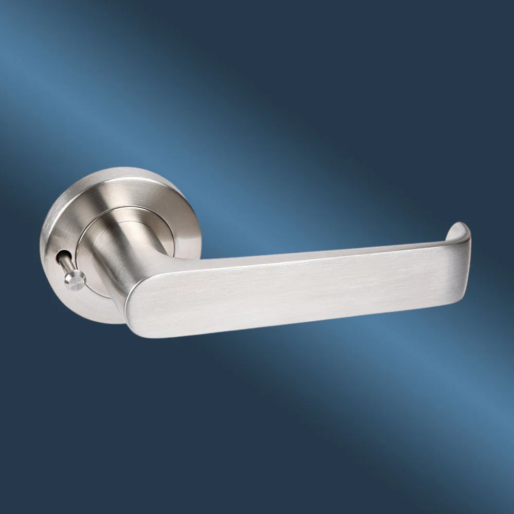 Zanda Bellonia Integrated Privacy Lever Set Door Handle Stainless Steel - Image 2