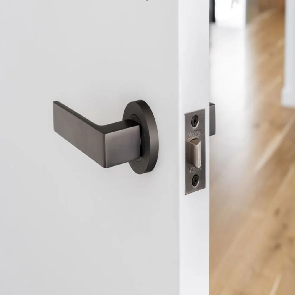 Zanda Boston Dummy Lever Set Door Handle Graphite Nickel - Image 5