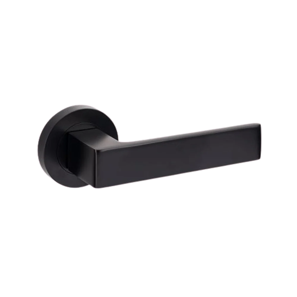 Zanda Boston Lever Set Door Handle Only Matte Black - Image 3