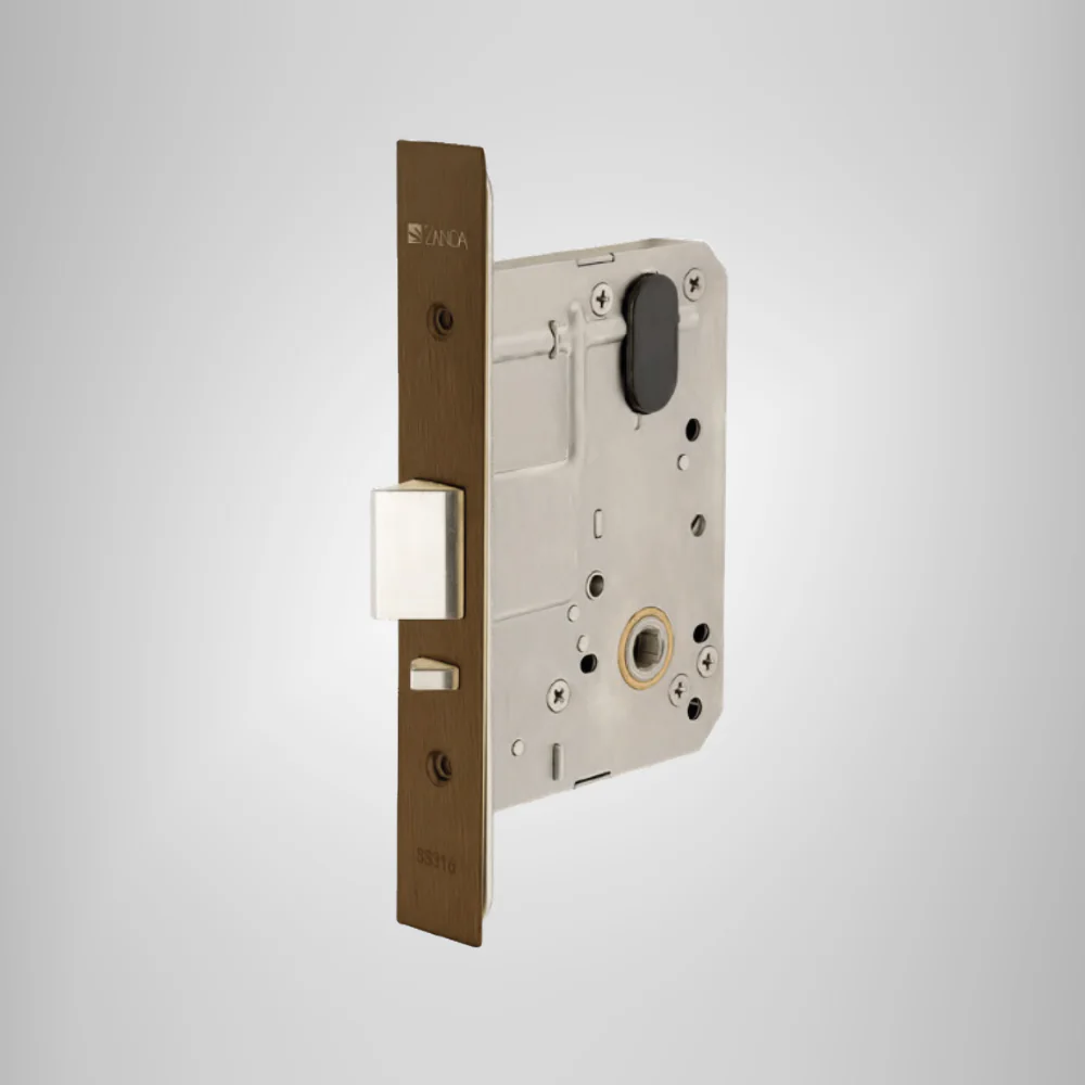 Zanda Commercial Mortice Lock Ember Bronze - Image 2