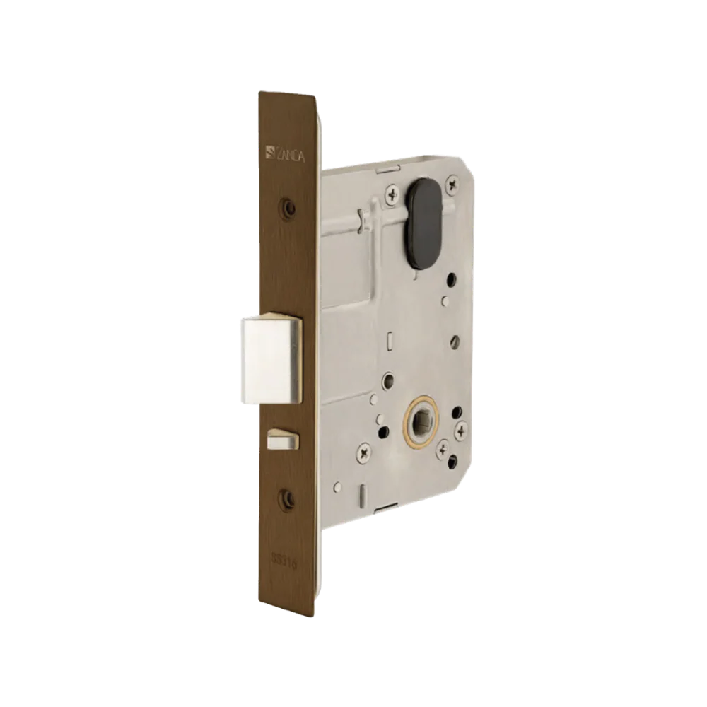 Zanda Commercial Mortice Lock Ember Bronze - Image 3