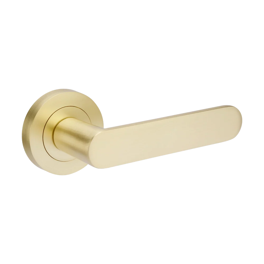 Zanda Duke Dummy Lever Set Door Handle Satin Brass - Image 3