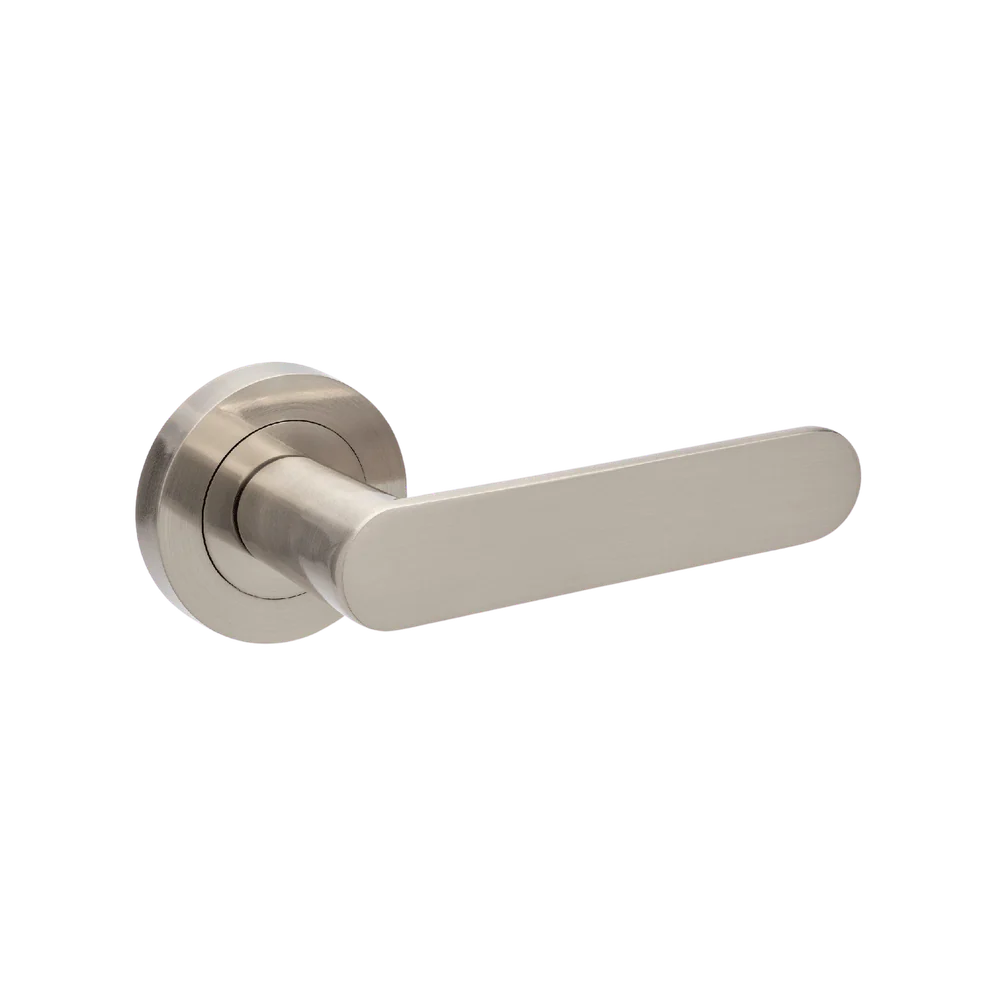 Zanda Duke Entrance Set Lever Door Handle Brushed Nickel - Image 3