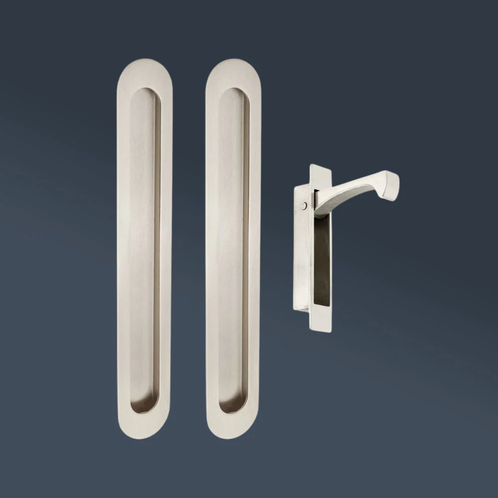 Zanda Duke Flush Pull Kit 250mm Stainless Steel - Image 2