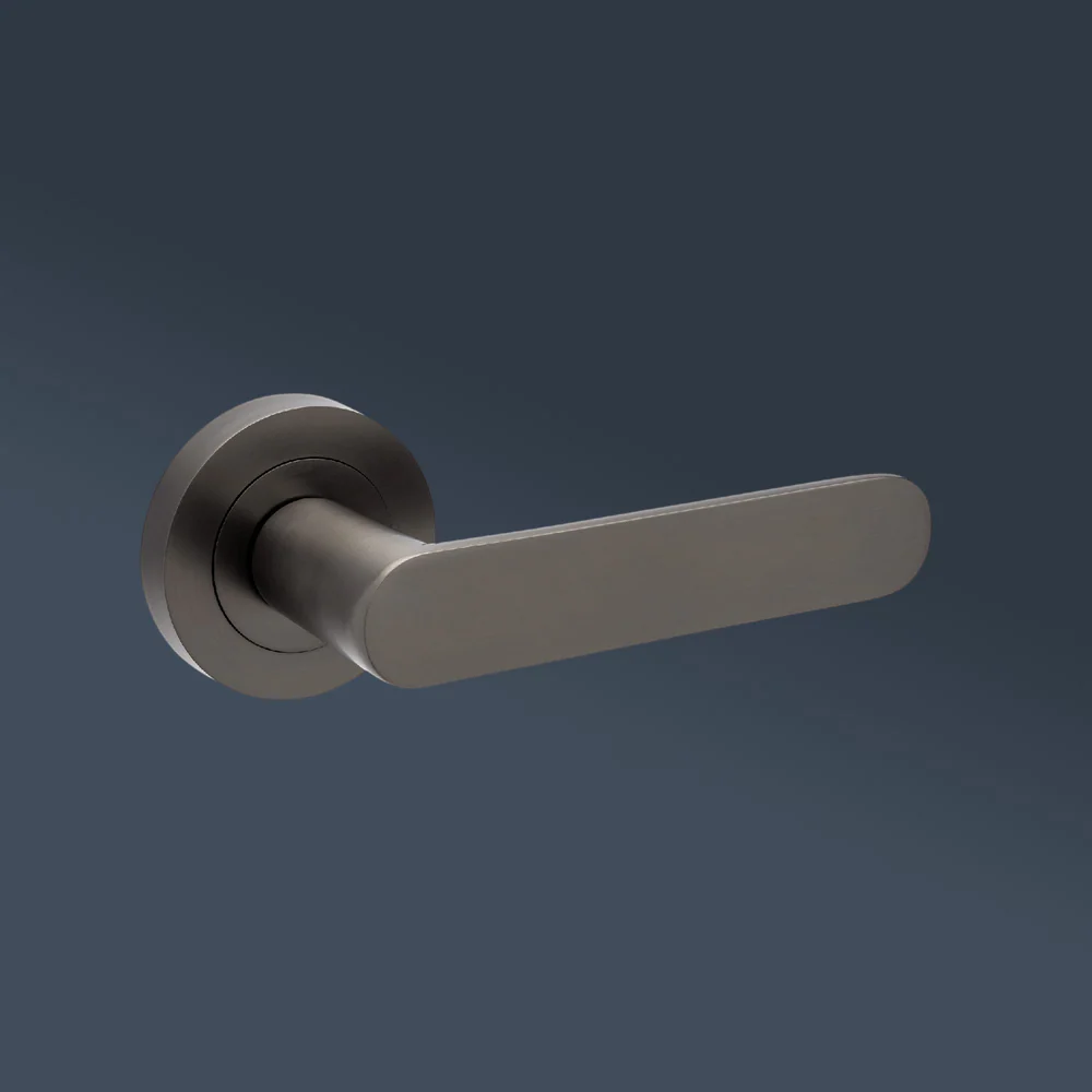 Zanda Duke Lever Set Door Handles Only Graphite Nickel - Image 2