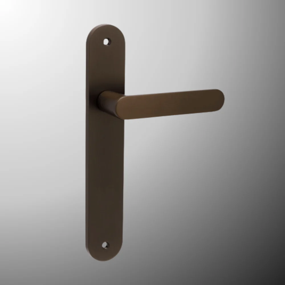 Zanda Duke Longplate Handle Entrance Set Ember Bronze - Image 2