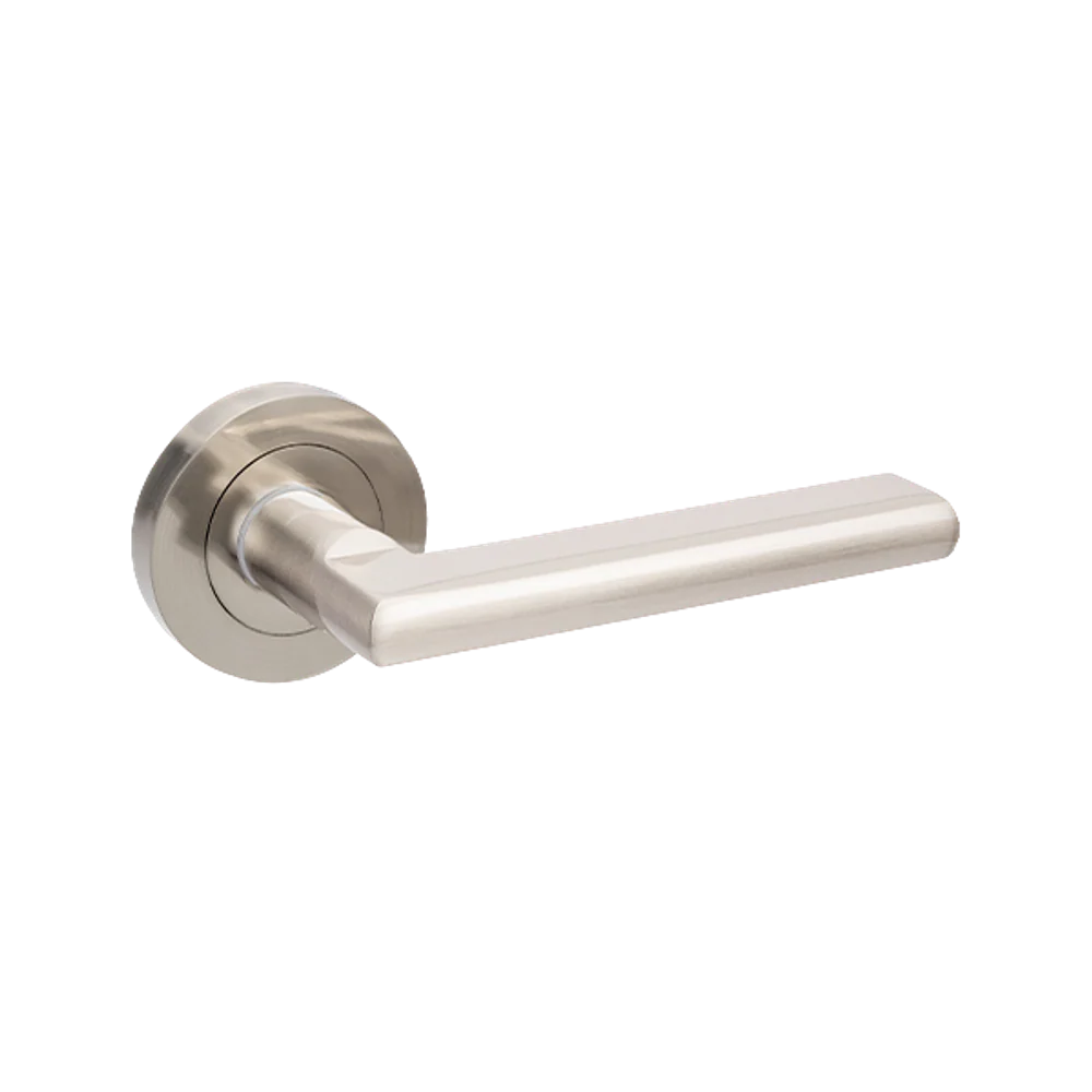 Zanda Epic Lever Set Door Handle Brushed Nickel - Image 3