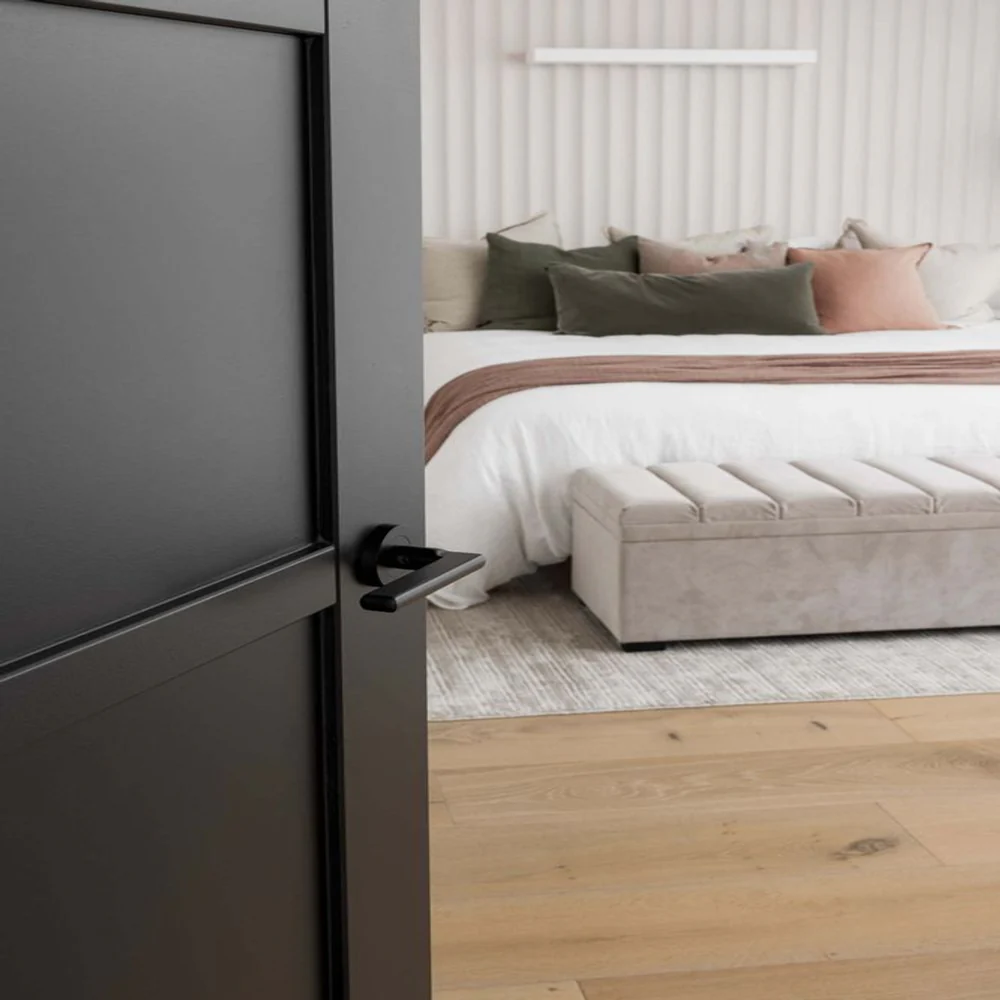 Zanda Epic Passage Lever Set Door Handle Matte Black - Image 5