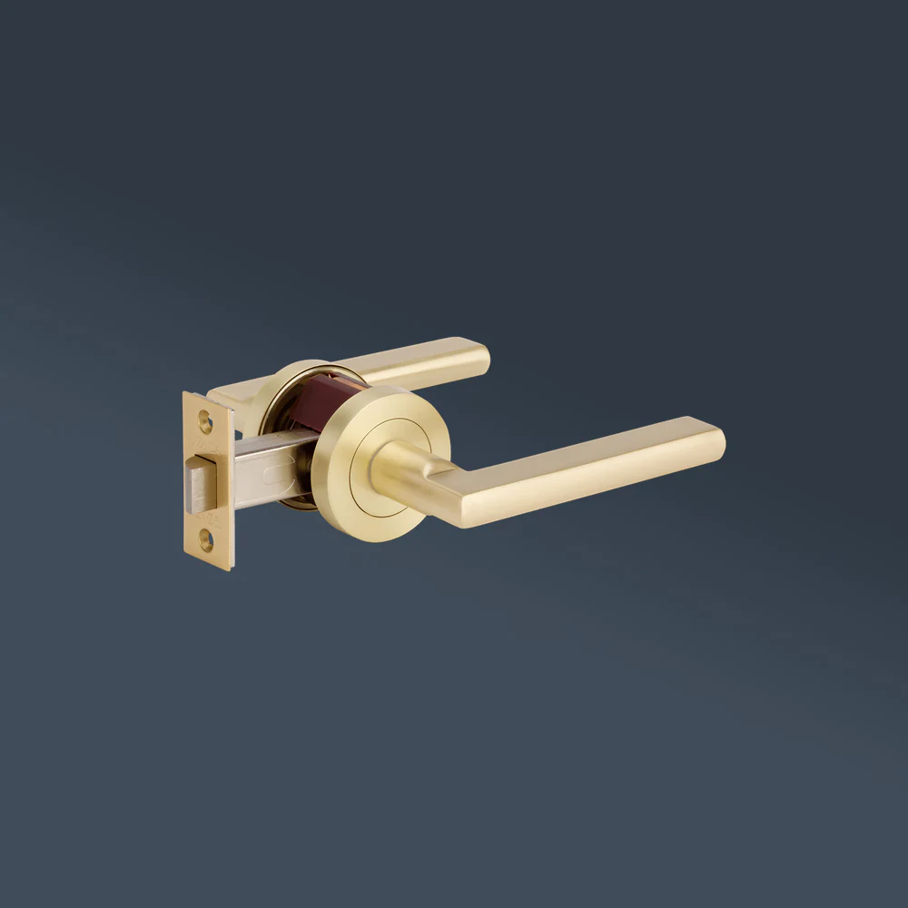 Zanda Epic Passage Lever Set Door Handle Satin Brass - Image 2