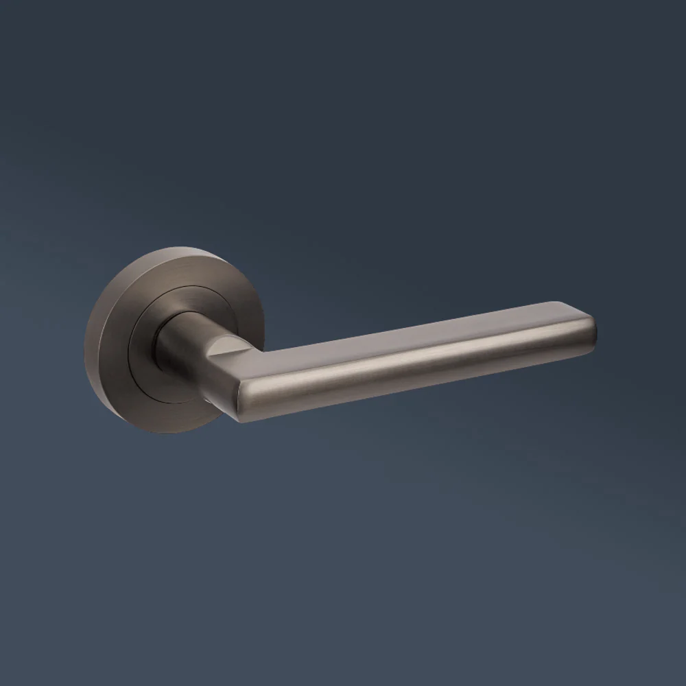 Zanda Epic Privacy Lever Set Door Handle Graphite Nickel - Image 2