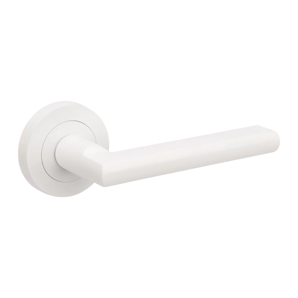 Zanda Epic Lever Set Door Handle Only Matte White