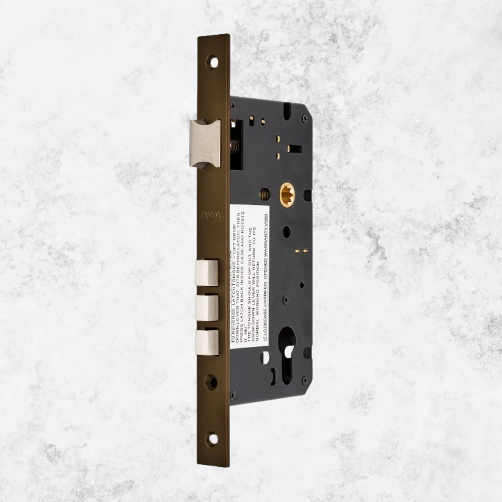 Zanda Euro Mortice Lock Ember Bronze - Image 2