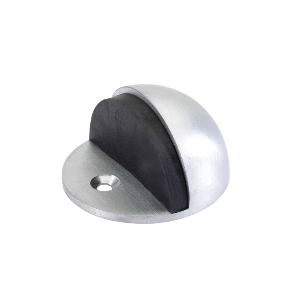 Zanda Half Moon Door Stop Satin Chrome - Image 3