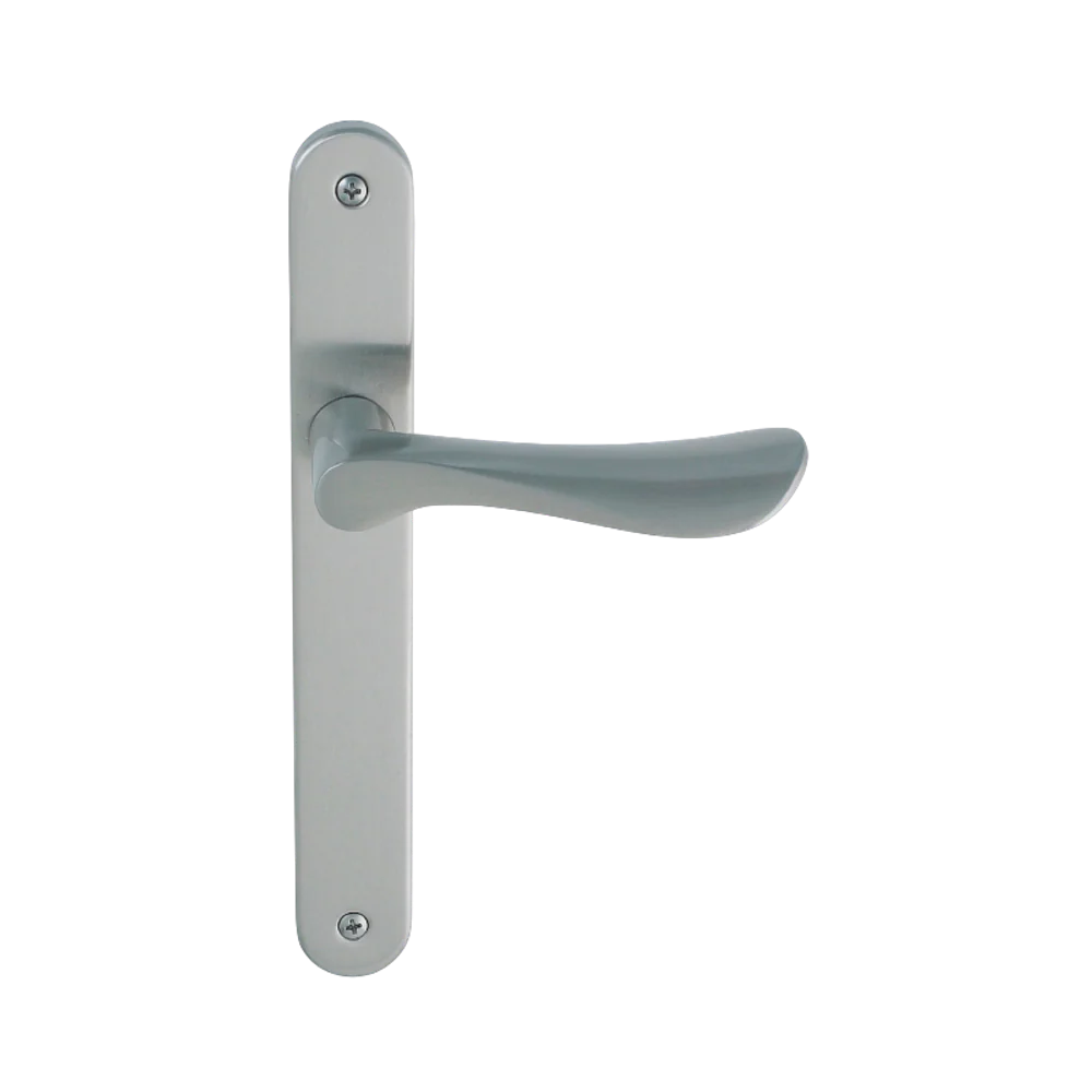 Zanda Juno Dummy Longplate Door Handle Brushed Nickel