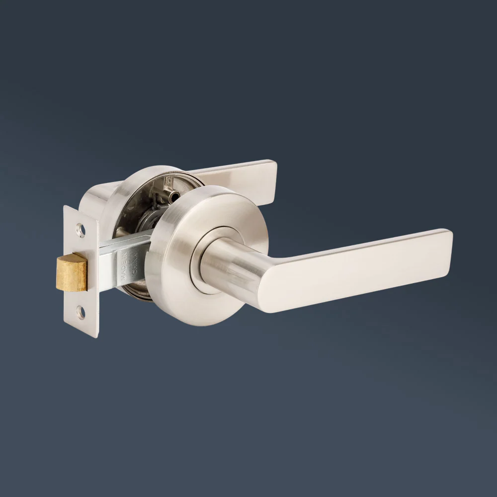 Zanda Kent Integrated Privacy Set Brushed Nickel - Image 2