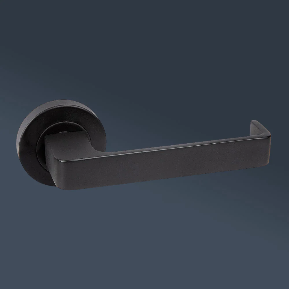 Zanda Meilani Passage Lever Set Door Handle Matte Black - Image 2