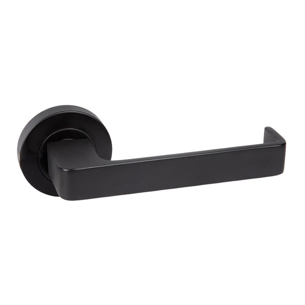 Zanda Meilani Passage Lever Set Door Handle Matte Black - Image 3