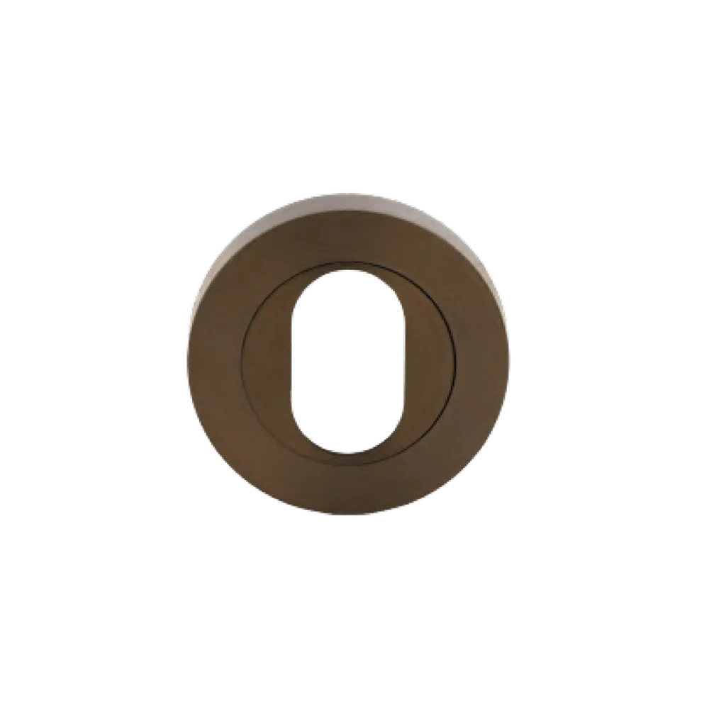 Zanda Oval Escutcheon Ember Bronze