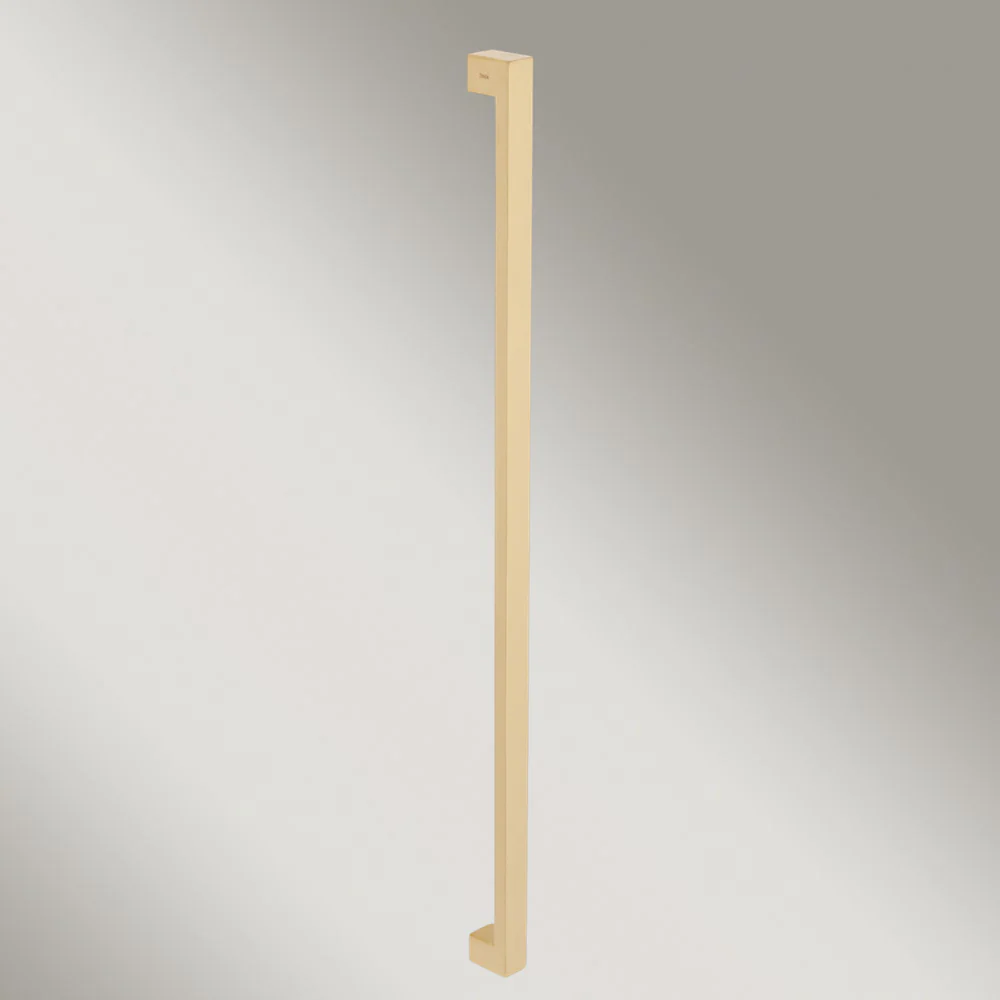 Zanda Polo Pull Handle 1800mm Satin Brass - Image 2