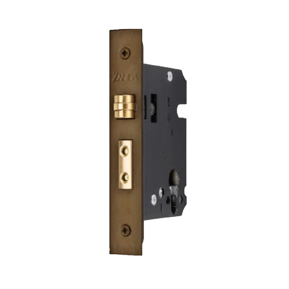 Zanda Roller Euro Mortice Lock Ember Bronze