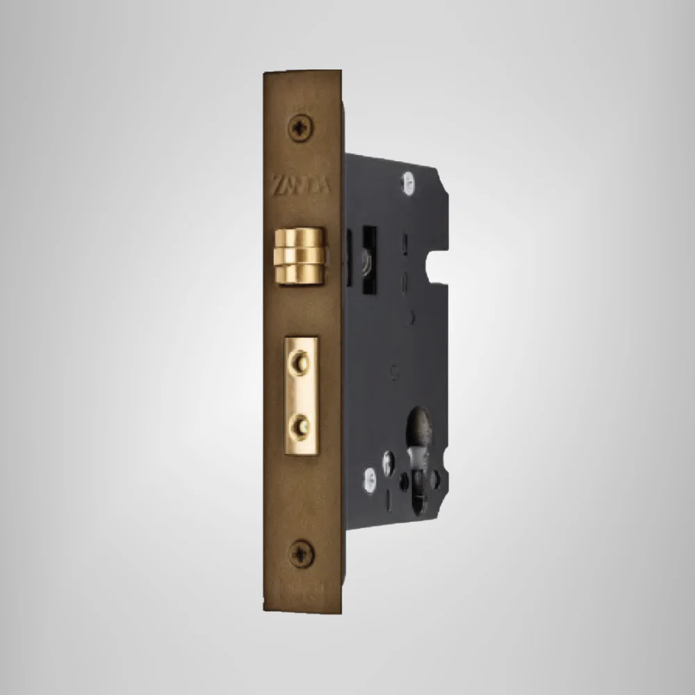 Zanda Roller Euro Mortice Lock Ember Bronze - Image 2