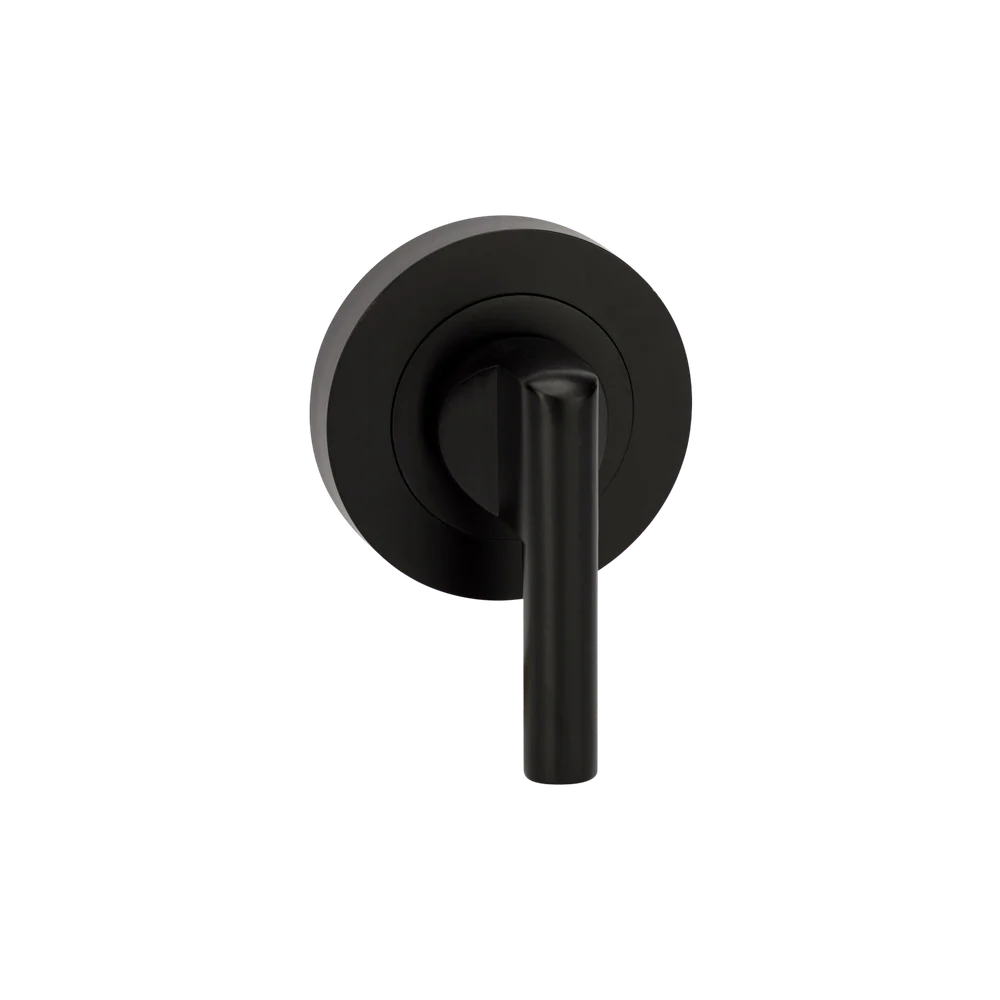 Zanda Round Escutcheon With Disabled Turn Matte Black - Image 3
