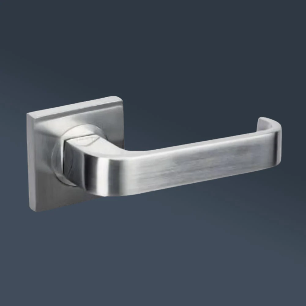 Zanda Sterling Lever Set Door Handle Only Satin Chrome - Image 2