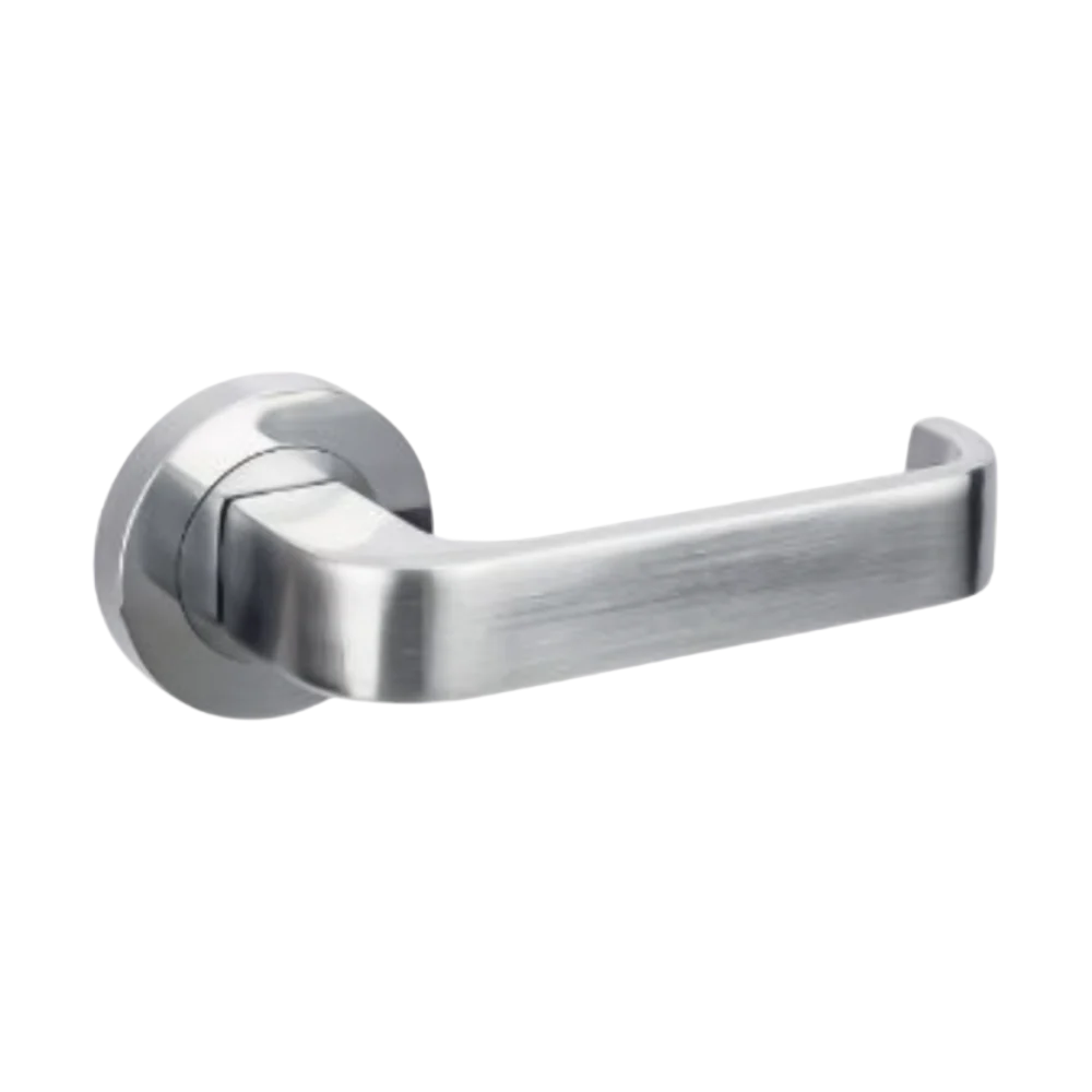 Zanda Streamline Dummy Lever Set Door Handle Satin Chrome - Image 3