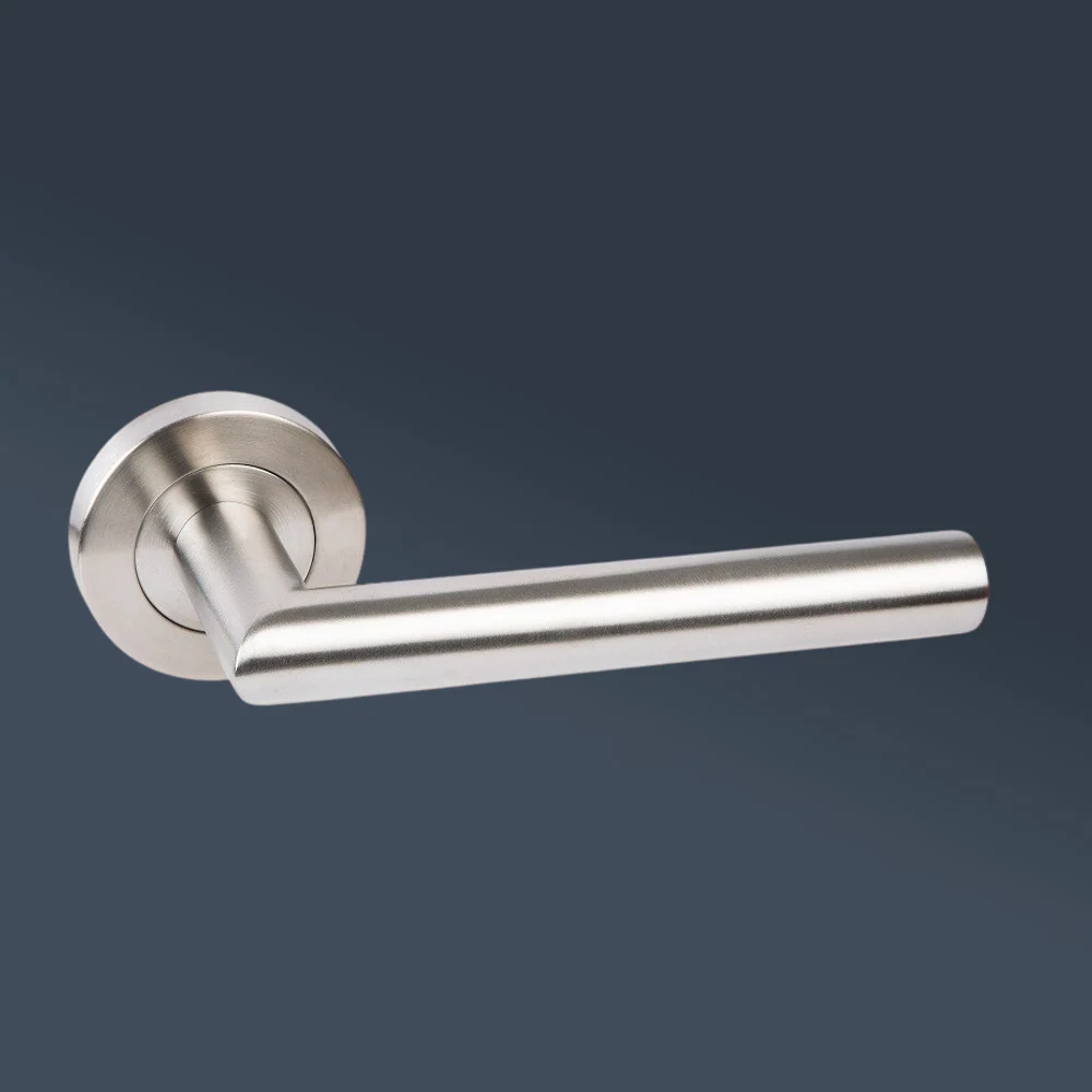 Zanda Teuila Integrated Privacy Lever Set Door Handle Stainless Steel - Image 2