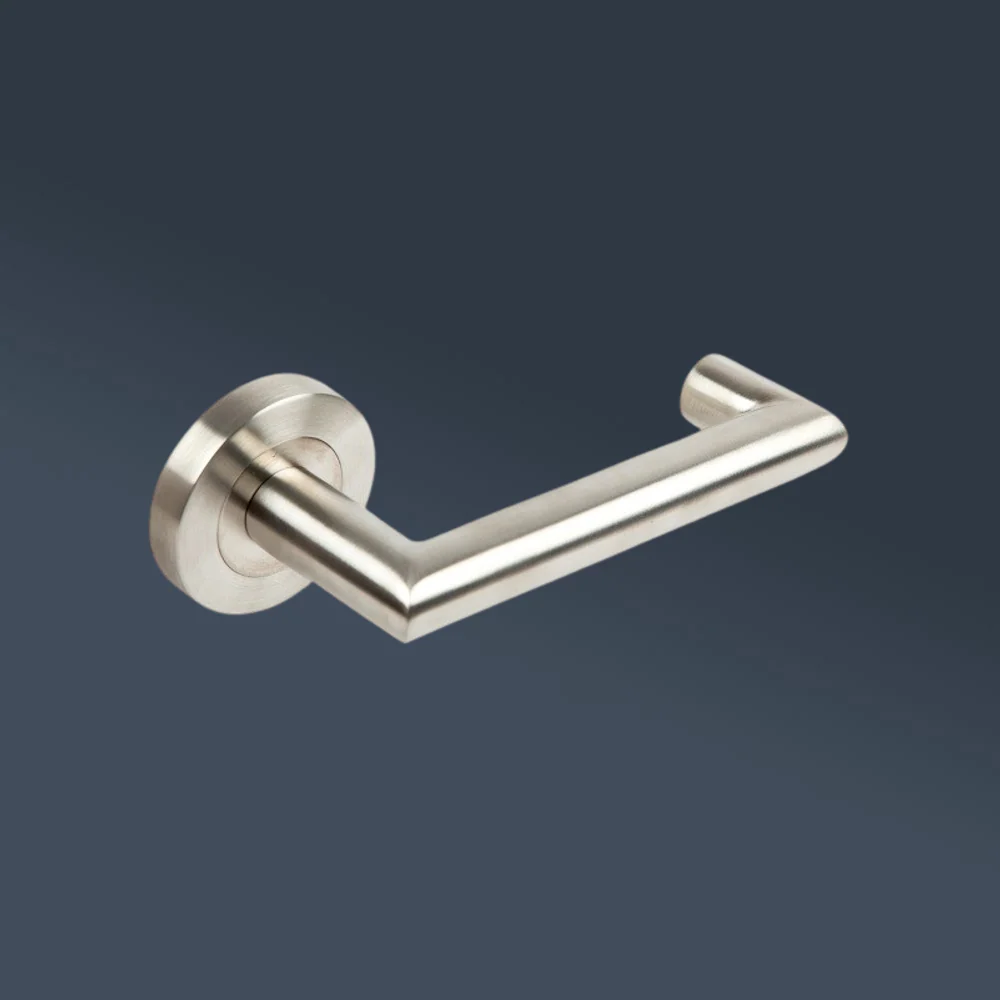 Zanda Teuila Return Lever Set Door Handle Stainless Steel - Image 2