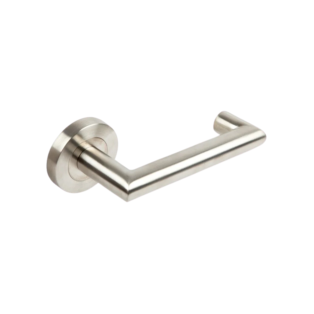 Zanda Teuila Return Integrated Privacy Lever Set Door Handle Stainless Steel - Image 3