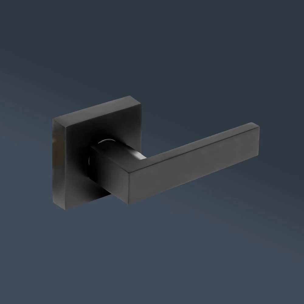 Zanda Trident Dummy Set Door Handle Matte Black - Image 2