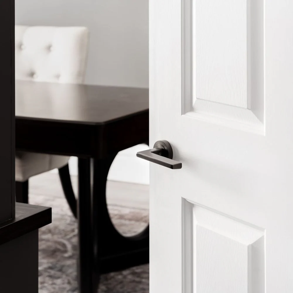 Zanda Vector Dummy Lever Set Door Handle Graphite Nickel - Image 5