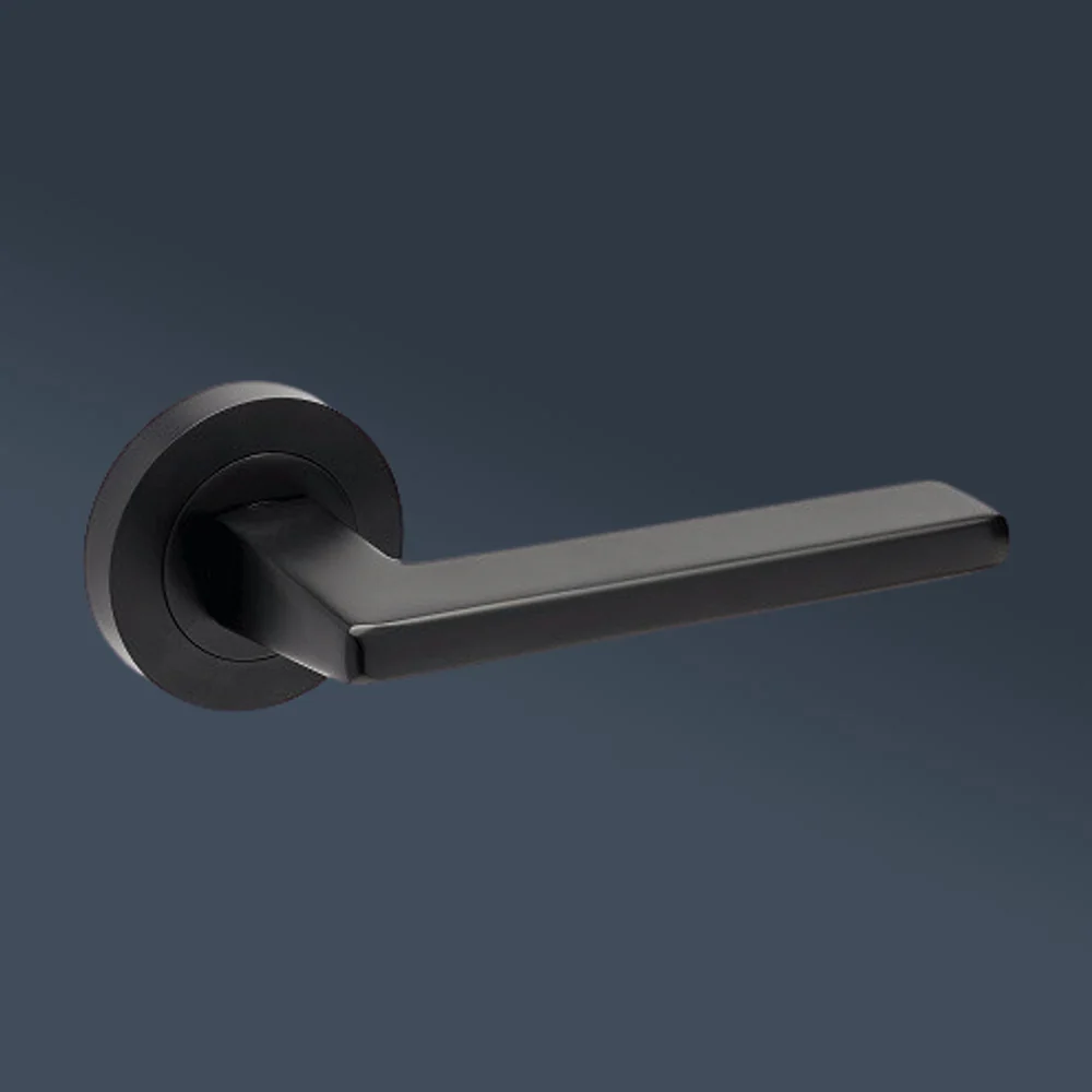 Zanda Vector Dummy Lever Set Door Handle Matte Black - Image 2