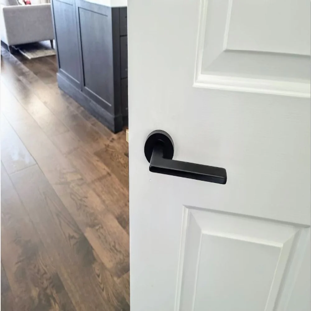 Zanda Vector Dummy Lever Set Door Handle Matte Black - Image 5
