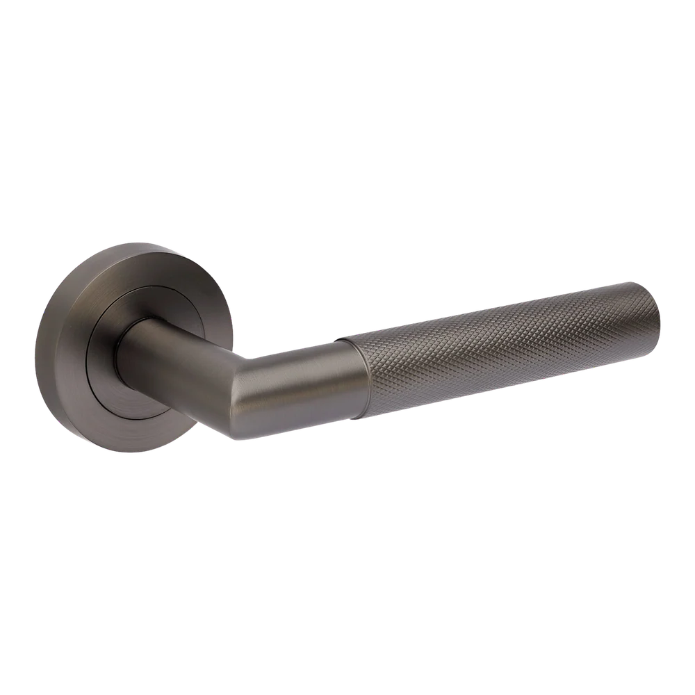 Zanda Vertex Passage Lever Handle Graphite Nickel - Image 3