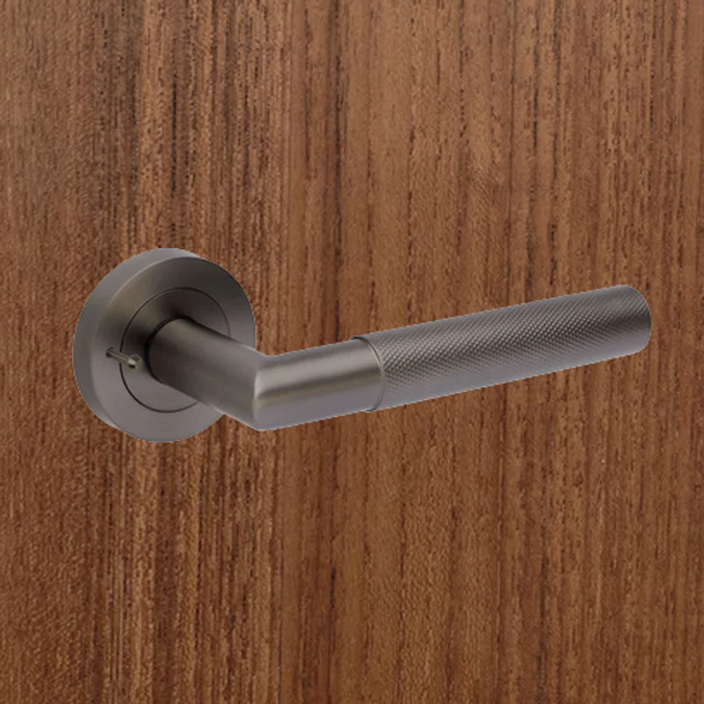 Zanda Vertex Integrated Privacy Lever Handle Graphite Nickel - Image 2