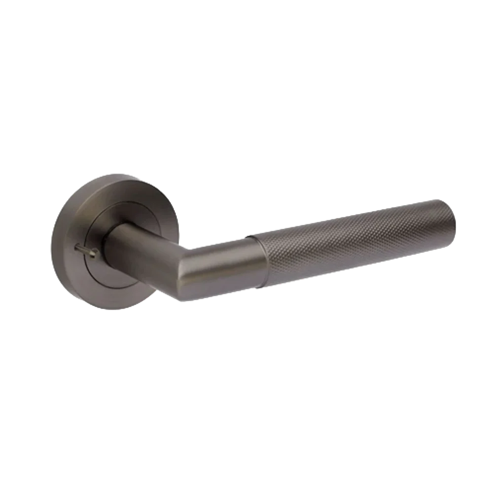 Zanda Vertex Integrated Privacy Lever Handle Graphite Nickel - Image 3