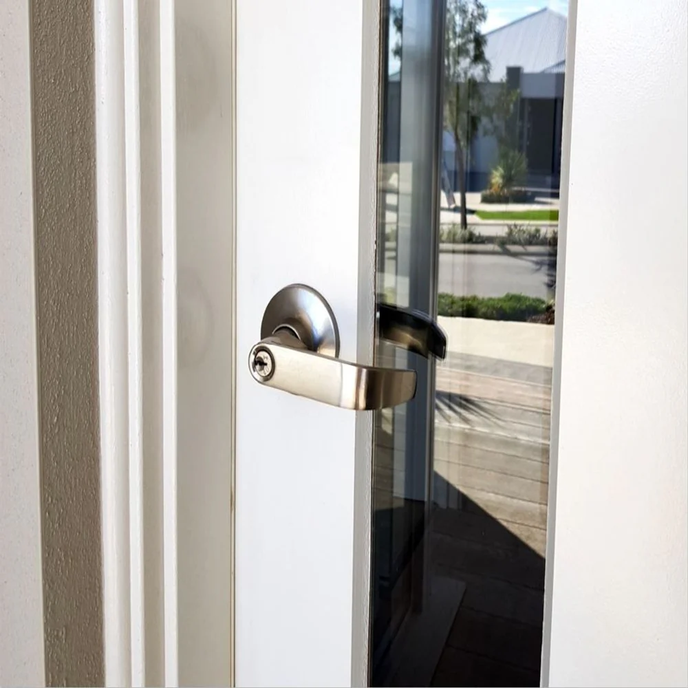 Zanda Zenith Integrated Privacy Set Door Handle Brushed Nickel - Image 4